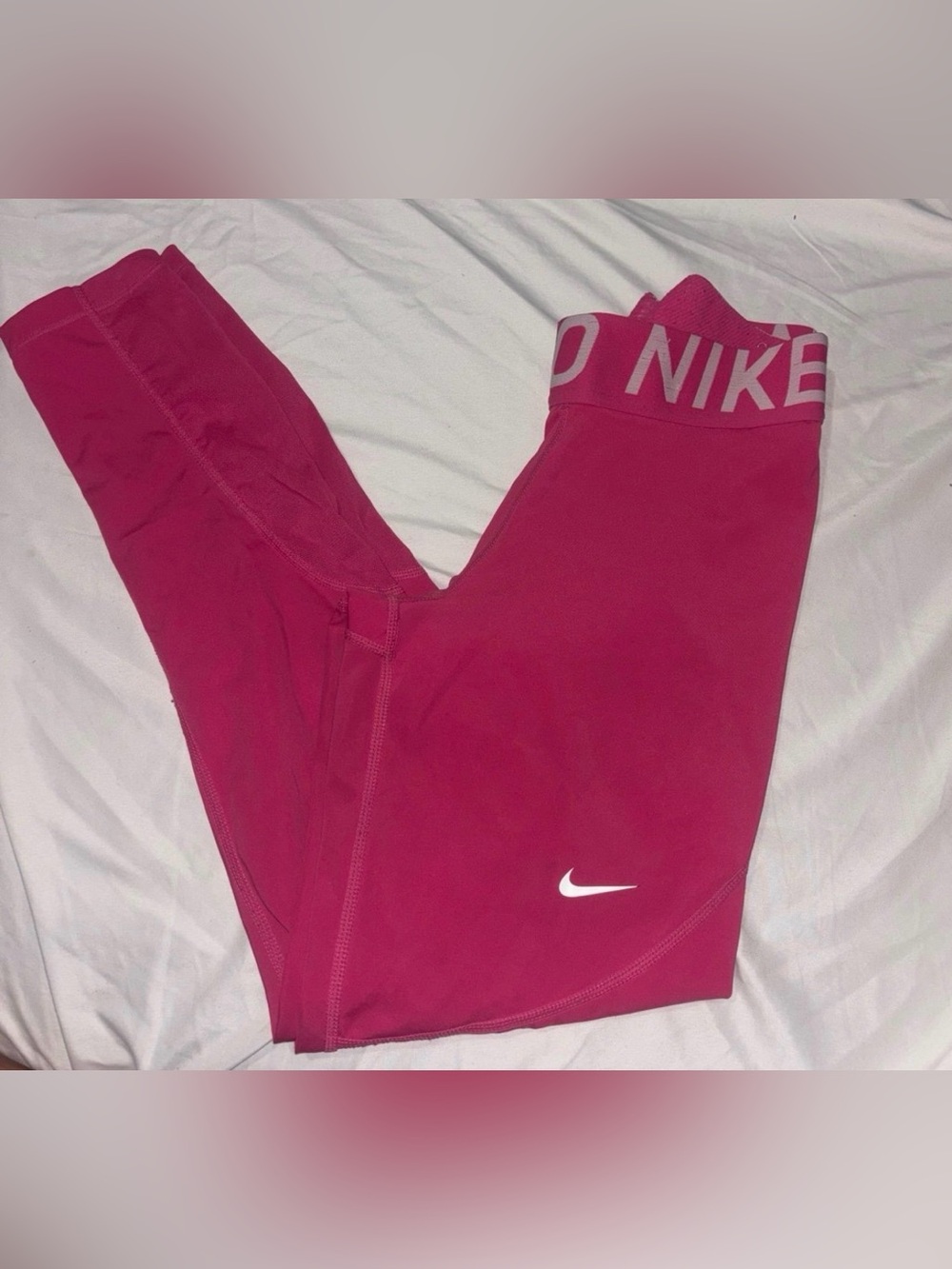 Nike Pro Pink Dri-FIT Athletic Leggings